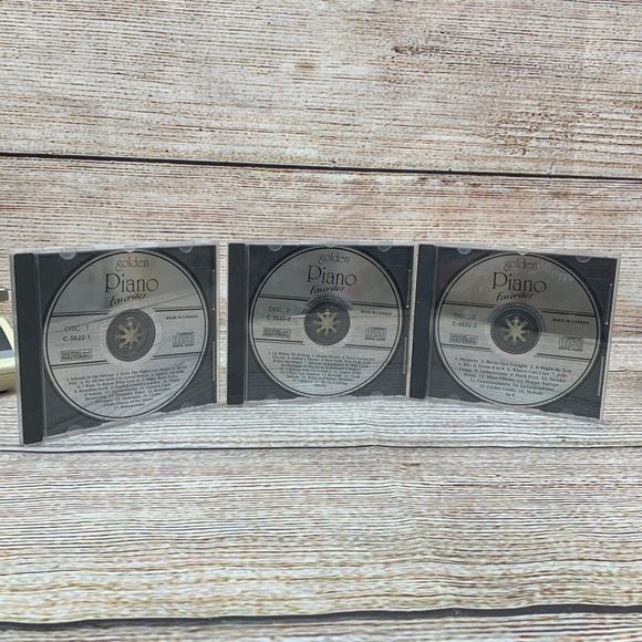 Golden Piano Favorites Collection [3 Disc Set CD] Instrumental Music - Picture 1 of 3